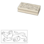 royal lion art stempel (Gestempeld)
