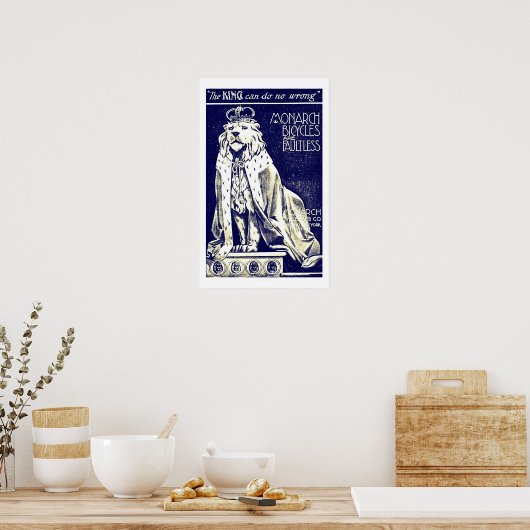 Royal Lion British Bicycle & Print (Keuken)