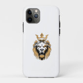 Royal Lion iPhone Case – Bold en Majestic Design (Achterkant)