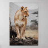 Royal Lioness Print (Voorkant)