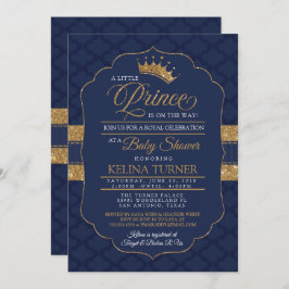 Royal Little Prince Baby shower Invitation Kaart