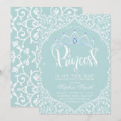 Royal Little Princess Baby shower sierlijk Kaart (Voorkant / Achterkant)