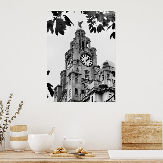 Royal Liver Building Liverpool Poster (Keuken)