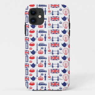 Royal London Landmarks Pattern Case-Mate iPhone Case
