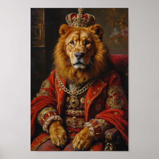 Royal Lowchen Portrait Poster (Voorkant)