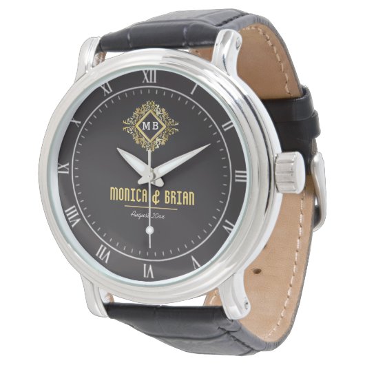 Royal Luxury Style Timeless Elegant Minimalist  Horloge (Gekanteld)