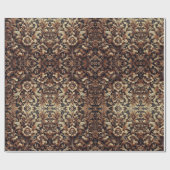 Royal Luxury wrapping papier maroon en goud (Vlak)