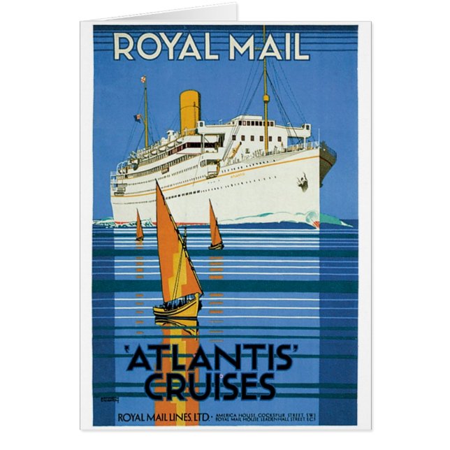 Royal Mail "Atlantis Cruises" (Voorkant)