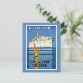 Royal Mail :Atlantis Cruises" Briefkaart (Staand voorkant)