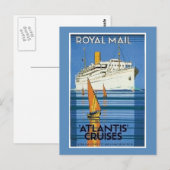 Royal Mail :Atlantis Cruises" Briefkaart (Voorkant / Achterkant)