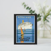 Royal Mail Atlantis Cruises Briefkaart (Staand voorkant)