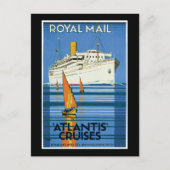 Royal Mail Atlantis Cruises Briefkaart (Voorkant)