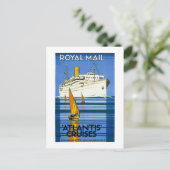Royal Mail Atlantis Cruises  Briefkaart (Staand voorkant)