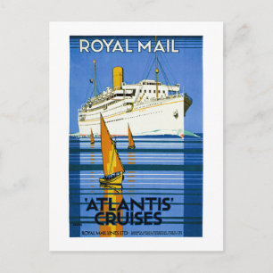 Royal Mail Atlantis Cruises  Briefkaart