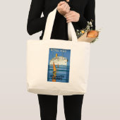 Royal Mail "Atlantis Cruises" Grote Tote Bag (Voorkant (product))