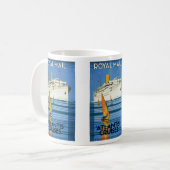 Royal Mail "Atlantis Cruises" Koffiemok (Voorkant links)
