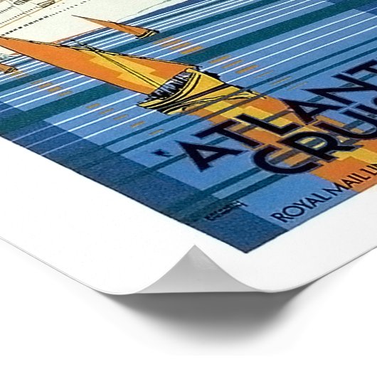  Royal Mail :Atlantis Cruises" Poster (Hoek)