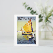  Royal Mail Atlantis Herfstcruises Reizen Briefkaart (Staand voorkant)