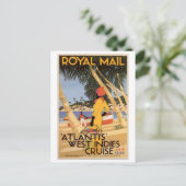 Royal Main Atlantis West Indies Cruise Jan Briefkaart (Staand voorkant)