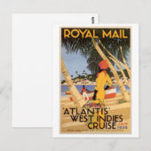 Royal Main Atlantis West Indies Cruise Jan Briefkaart (Voorkant / Achterkant)