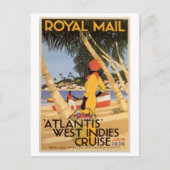 Royal Main Atlantis West Indies Cruise Jan Briefkaart (Voorkant)
