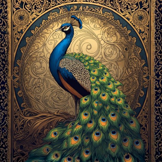 Royal Majestic Peacock L Facing Tissuepapier