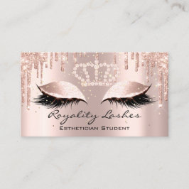 Royal Makeup Artist Lashes Crown Drids Princess Visitekaartje