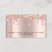 Royal Makeup Artist Lashes Crown Drids Princess Visitekaartje (Achterkant)