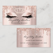 Royal Makeup Artist Lashes Glitter Drift Princess Visitekaartje (Voorkant / Achterkant)