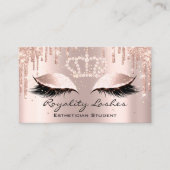 Royal Makeup Artist Lashes Glitter Drift Princess Visitekaartje (Voorkant)