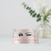 Royal Makeup Artist Lashes Roos Drip Silver Grey Visitekaartje (Staand voorkant)