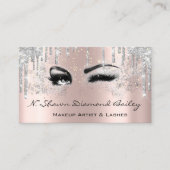 Royal Makeup Artist Lashes Roos Drip Silver Grey Visitekaartje (Voorkant)