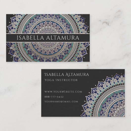 Royal Mandala Visitekaartjes (Voorkant / Achterkant)