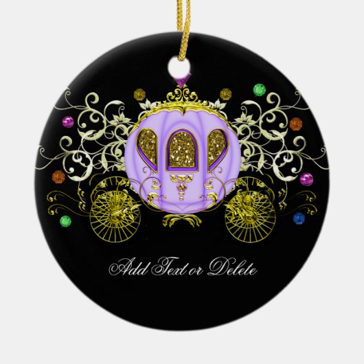 Royal Mardi Gras Carriage - SRF Keramisch Ornament (Voorkant)