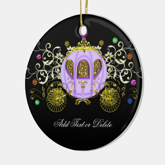 Royal Mardi Gras Carriage - SRF Keramisch Ornament (Links)