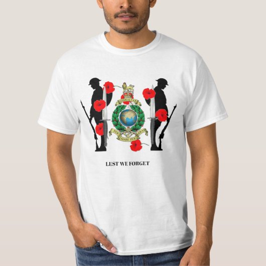 Royal Marines Herinnering opdat we het T-shirt zou (Voorkant)