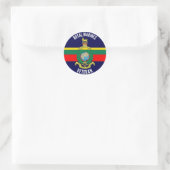 Royal Marines Veteranen Circle Sticker (Tas)
