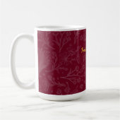 Royal Maroon Aanpasbaar Koffiemok (Links)