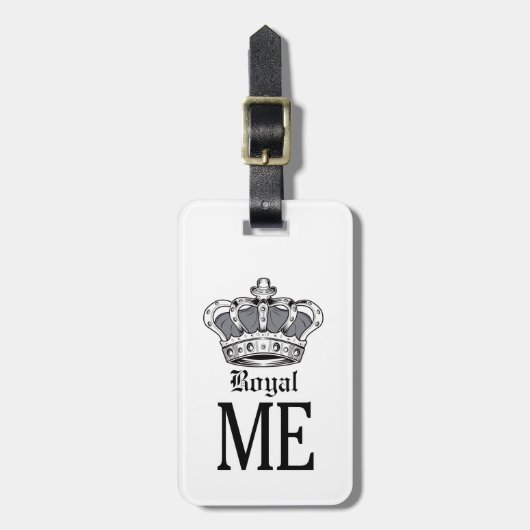 Royal Me - Gray Bagagelabel (Voorkant verticaal)