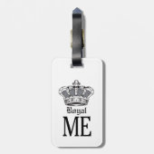 Royal Me - Gray Bagagelabel (Achterkant verticaal)