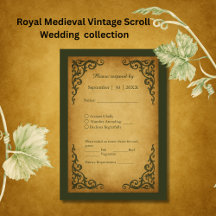 Royal Medieval  Scroll Wedding