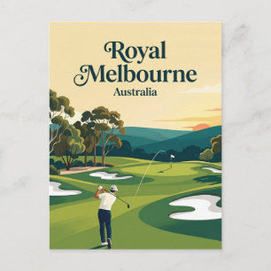 Royal Melbourne Golf Club Australië Briefkaart