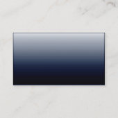 Royal Midnight Blue Accountant Visitekaartje (Achterkant)