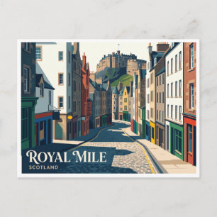 Royal Mile Edinburgh Schotland Briefkaart