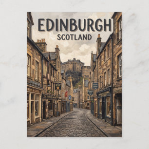 Royal Mile Edinburgh Schotland Briefkaart