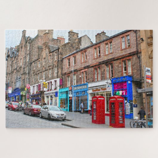 Royal Mile, Edinburgh, Schotland Legpuzzel (Horizontaal)