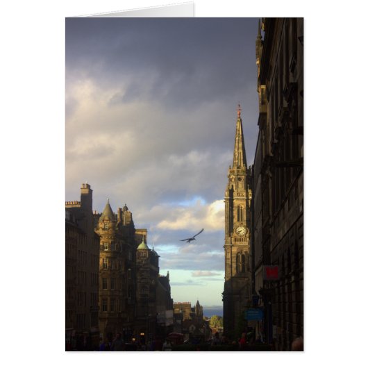 Royal Mile in Edinburgh, Schotland (Voorkant)
