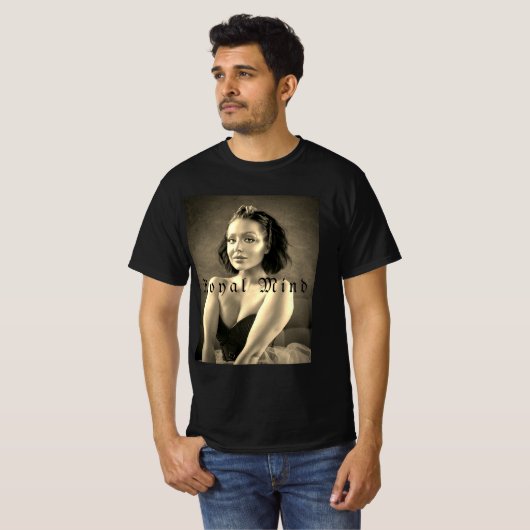 royal mind Dandiena shirt met back quote (Voorkant volledig)