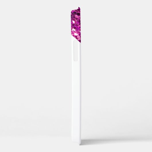 Royal Monogram Glitzy Girly Bling Case-Mate iPhone Case (Achterkant / Rechts)