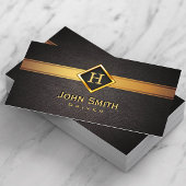 Royal Monogram Gold Label Driver Visitekaartje